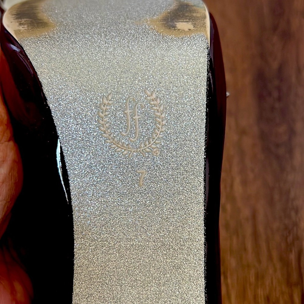 Texas A&M Maroon Patent Leather Heels - Picture 8 of 8